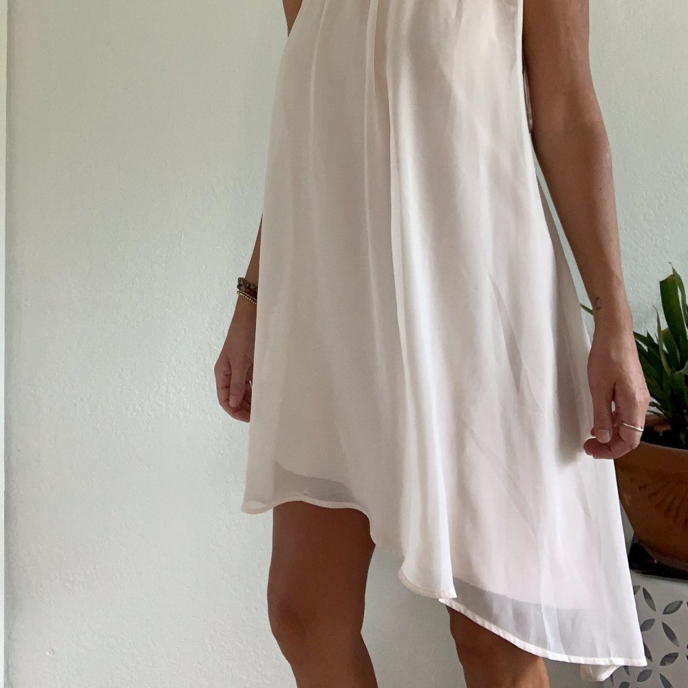 Once Shoulder Pale Pink Dress NWT
